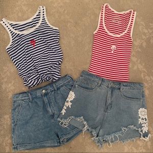 Embroidered Phillies Tanks (2)